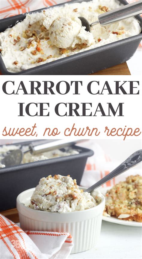 Carrot Cake Ice Cream Recipe