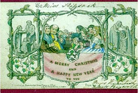 The story of the first Christmas card is a relatively little-known tale ...