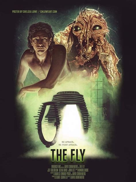 Horror Movie Poster Art : "The Fly" 1986, by Chelsea Lowe | Horror ...