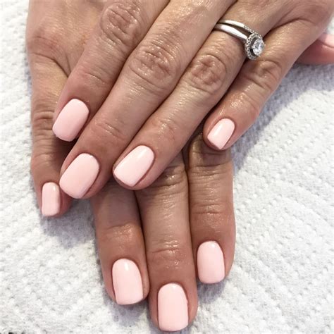 Perfect pale pink nails. Gel nails. Pink nails. Natural nails. Russian manicure | Pink gel nails ...