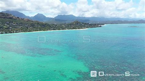 OverflightStock™ | Na Mokulua, two islets off the windward coast of Oahu Hawaii Drone Aerial ...