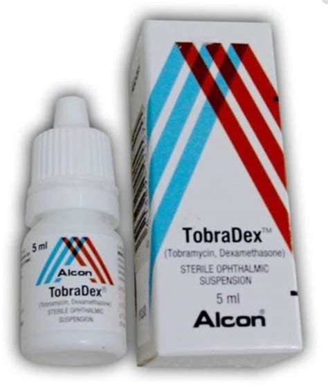 Alcon tobradex sterile ophthalmic eye drops suspension 5ml | Etsy