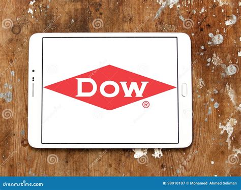 Dow Chemical Company logo editorial photography. Image of editorial - 99910107