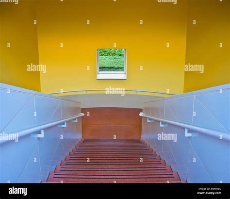 Colorful Stairwell, USA Stock Photo - Alamy
