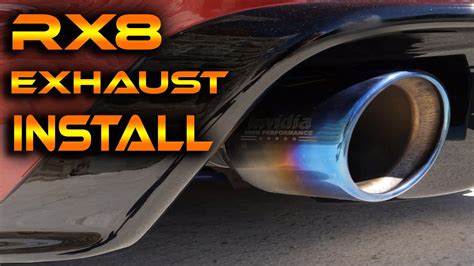 Mazda Rx8 Invidia Q300 Exhaust Install | Rx8 Exhaust system Sound - YouTube