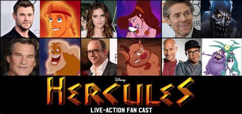 Disney's Hercules live-action fan cast by TristanHartup on DeviantArt