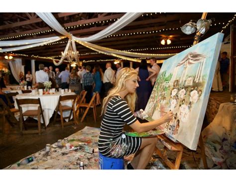 Live Wedding Painting: Everything You Need to Know - Rustic Bride