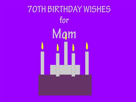 Collection of 70th Birthday Wishes for Mom | hubpages