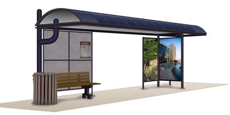 Sundial Energy Solar Integrated Bus Shelters