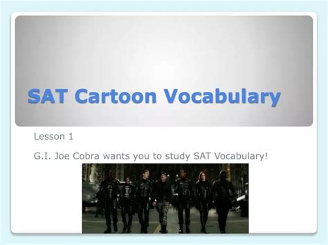 PPT - SAT Cartoon Vocabulary PowerPoint Presentation, free download - ID:1114353