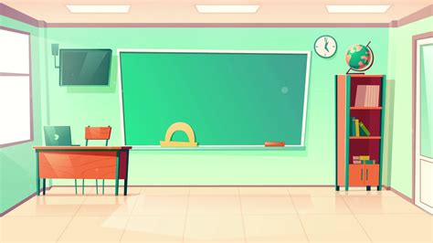 Cartoon Background - Moody Classroom 3316277 Stock Video at Vecteezy