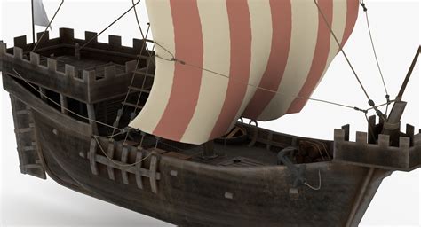 Medieval Cog Ship 3D Model $79 - .3ds .max .obj .fbx - Free3D