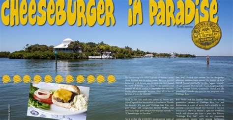 ADVENTURES: Chasing Jimmy Buffett's "Cheeseburger in Paradise." - Sanibel-Captiva COASTE