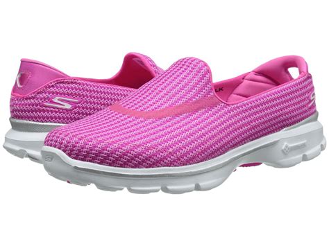 SKECHERS GOwalk 3 Women | Hot Pink | Skechers performance, Skechers ...