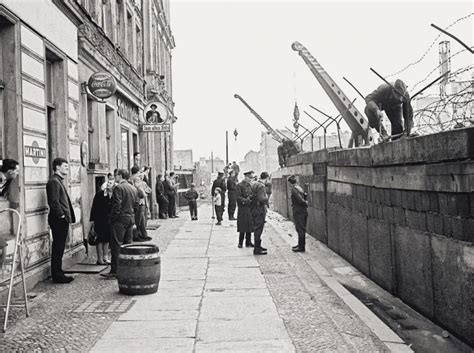 13 August 1961: Construction Begins on Berlin Wall During the Night ...