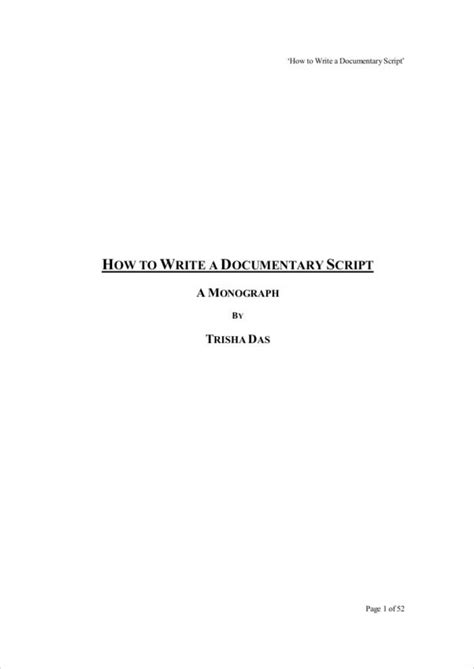 FREE 11+ Scriptwriting Samples and Templates in PDF