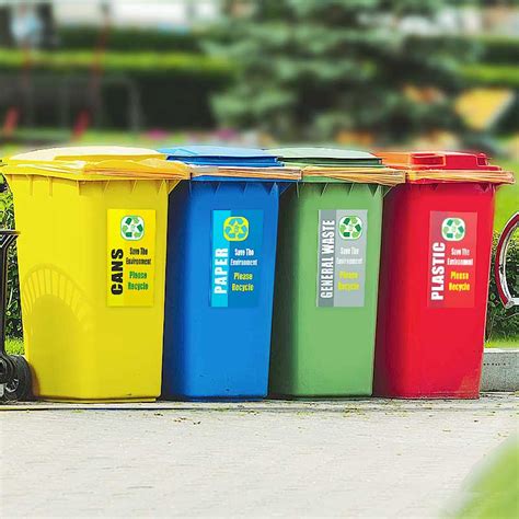 Waste Bin Recycle Stickers (Series A) | Botak Sign Pte Ltd