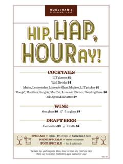 Happy HourHappy HourHappy Hour - Houlihan's / happy-hourhappy-hourhappy-hour-houlihan-s.pdf ...