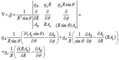 Curl of a Vector Field - Web Formulas