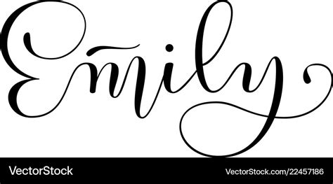 Emily In Different Fonts