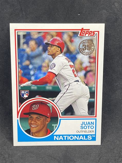 2018 Topps Update Juan Soto Rookie 1983 35th Anniversary RC 83-12 Nationals | eBay