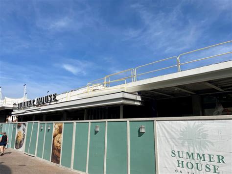 PHOTOS: Summer House Marquee Installed at Disney Springs - WDW News Today