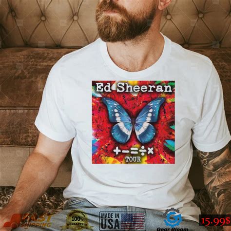 Ed Sheeran T Shirt Tour 2022, The Mathletics Concert Shirt, Ed Sheeran ...