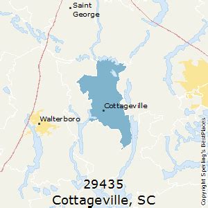 Cottageville (zip 29435), SC