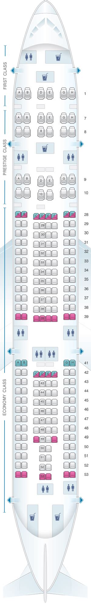 Air France Airbus A330 200 Seating Chart - Chart Walls