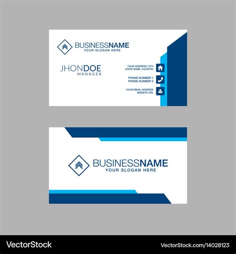 Corporate business cards Royalty Free Vector Image