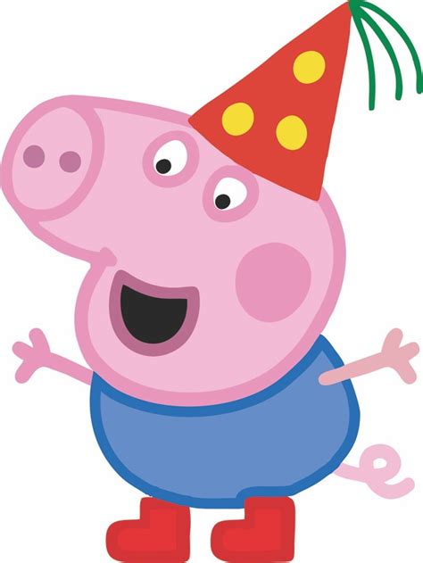 GEORGE pig - Pesquisa Google | Peppa pig birthday, Peppa pig birthday party, Peppa pig party