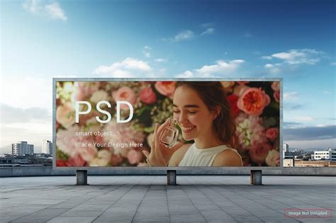 PSD city bus stop billboard mockup | Premium AI-generated PSD