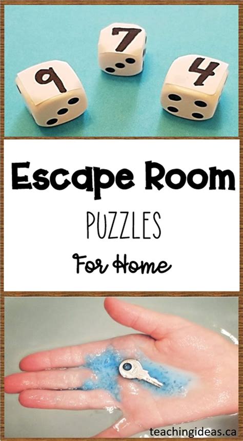 Over 40 escape room puzzles for kids. Create an escape room using any of the puzzles for this ...