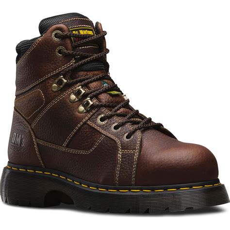 Steel Toe CSA Puncture-Resistant Work Boots, Dr. Martens