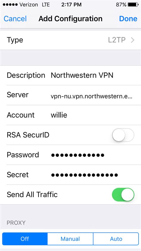 ios - How to reveal vpn configuration password and username on iPhone ...