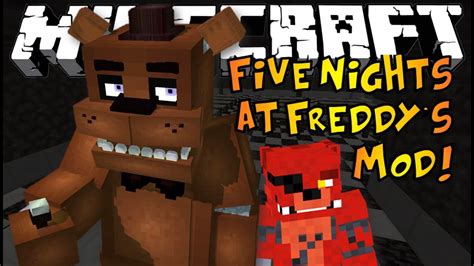 Minecraft | FIVE NIGHTS AT FREDDY'S MOD! - Golden Freddy Boss & OP Foxy | Mod Showcase | FunnyDog.TV