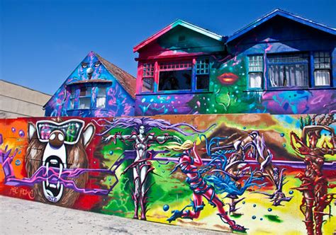 Brightly Painted Buildings on Venice Beach, CA | ChrisGoldNY | Flickr