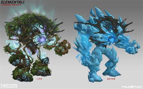 ArtStation - Elementals - Creatures, Johnson Truong Fantasy Creature ...