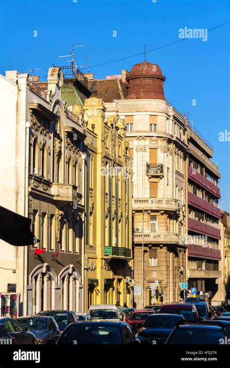 Buildings in the city center of Belgrade - Serbia Stock Photo - Alamy