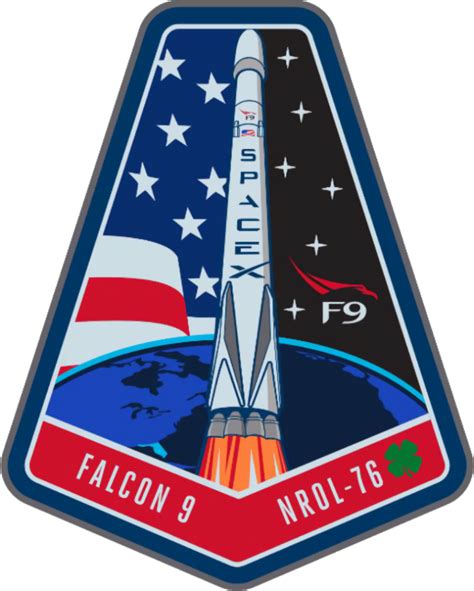spacex falcon 9 nrol-76 - Pro Sport Stickers