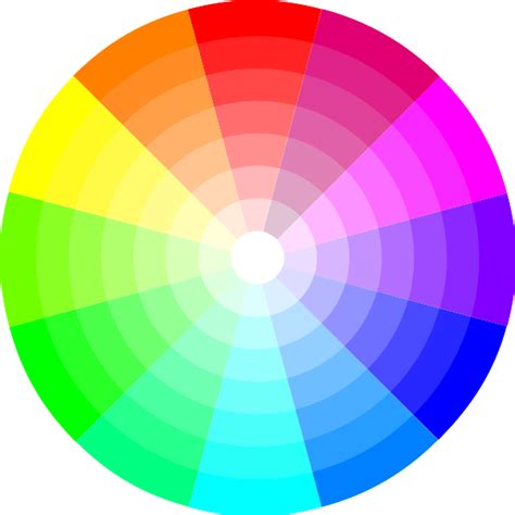Color Wheel (12x7) | Free SVG