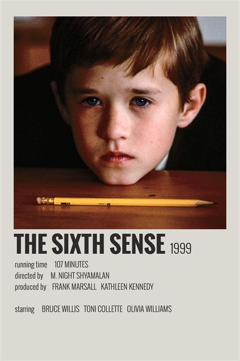 The Sixth Sense Movie Poster