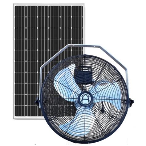 Solar Hanging Fan With 100 Watt Rigid Solar Panel