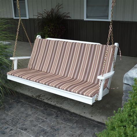 Fabulous 5 Foot Outdoor Swing Cushions Wicker Canopy Costco Patio ...