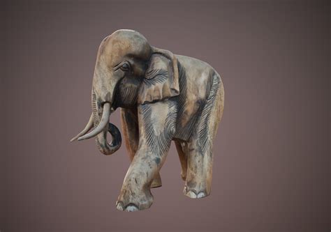 Elephant Sculpture | CGTrader