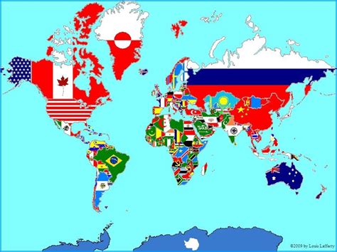 World Flag Map | Flag, Flags of the world, Countries and flags