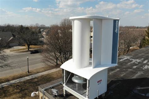 Aeromine's bladeless wind turbines are designed for rooftops