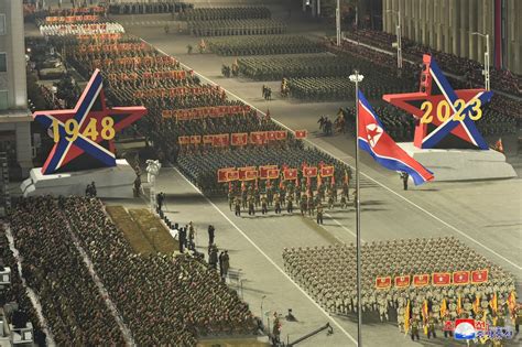 North Korea shows off nuclear arsenal at night-time parade | Military News | Al Jazeera