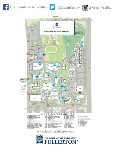 Csuf Campus Map