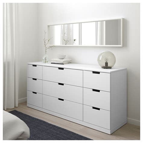 NORDLI 9-drawer chest - white - IKEA | White bedroom furniture, Ikea nordli, Interior design bedroom